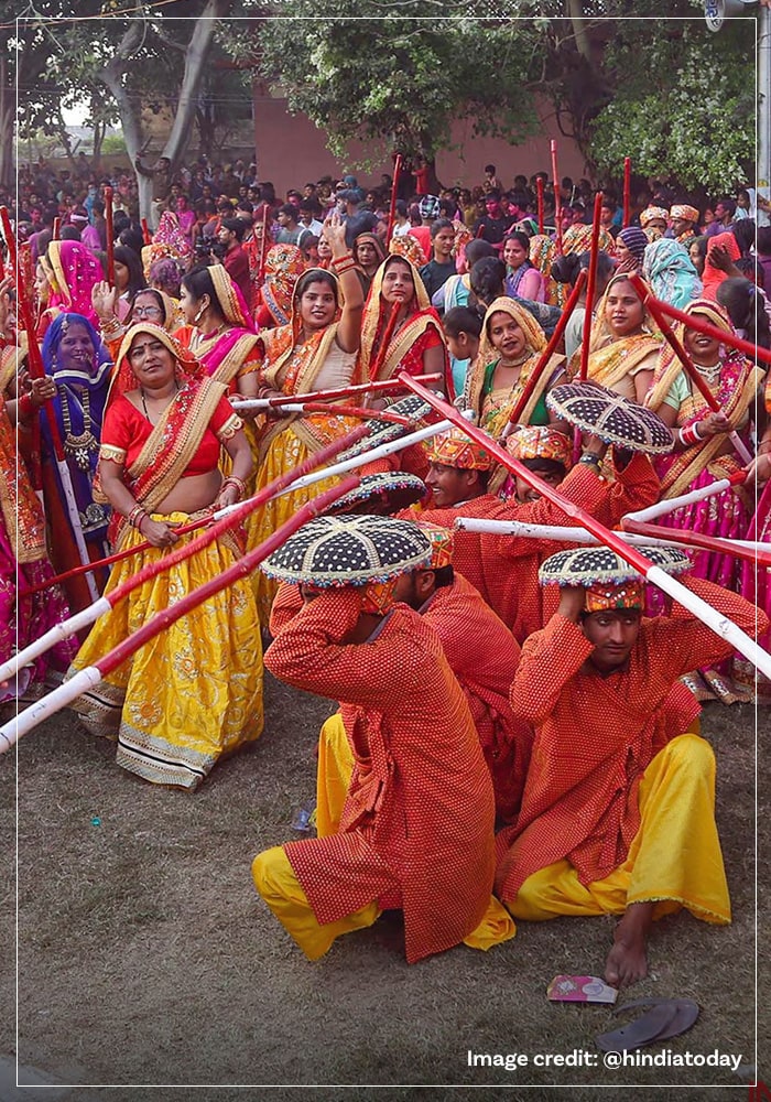 Lathmar Holi of Barsana