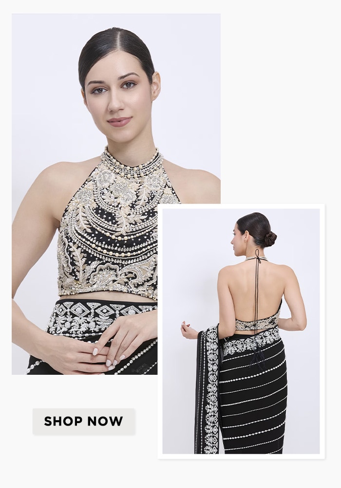 The Sartorial Stunner Halter Neck Blouse