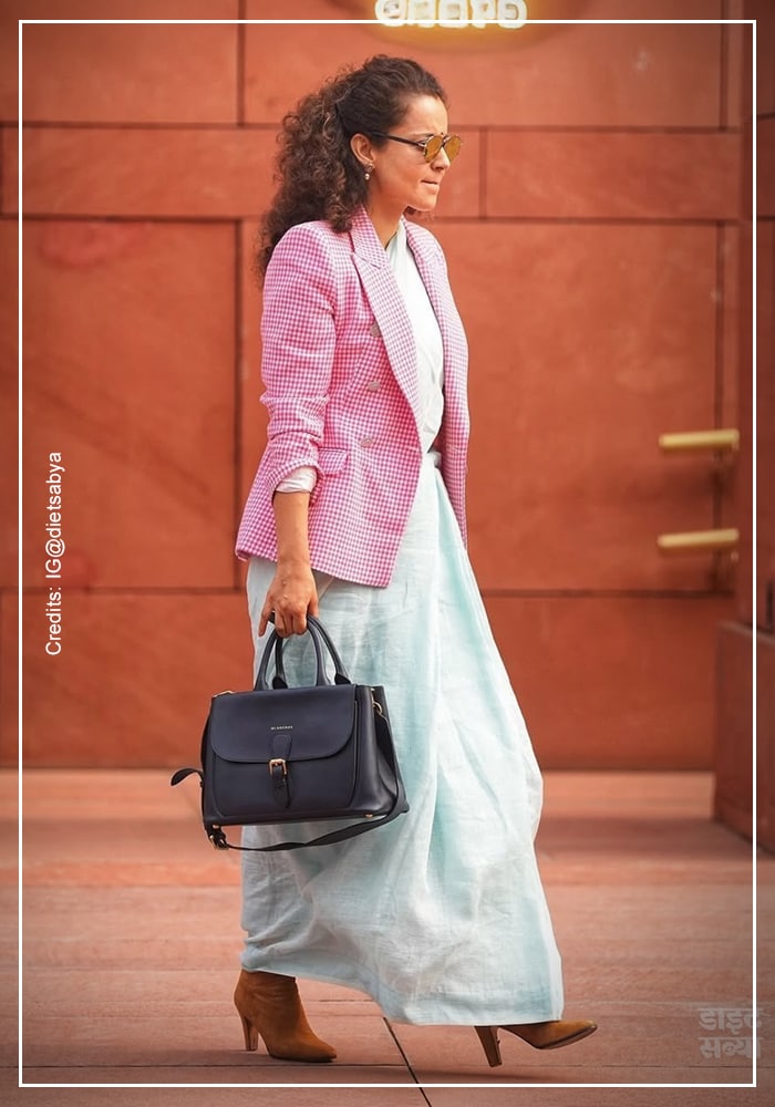 4. The Checkered Blazer Statement