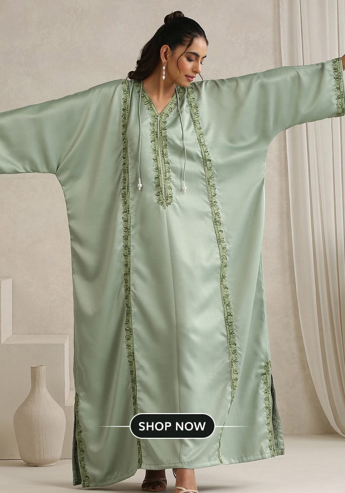 Turquoise kaftan