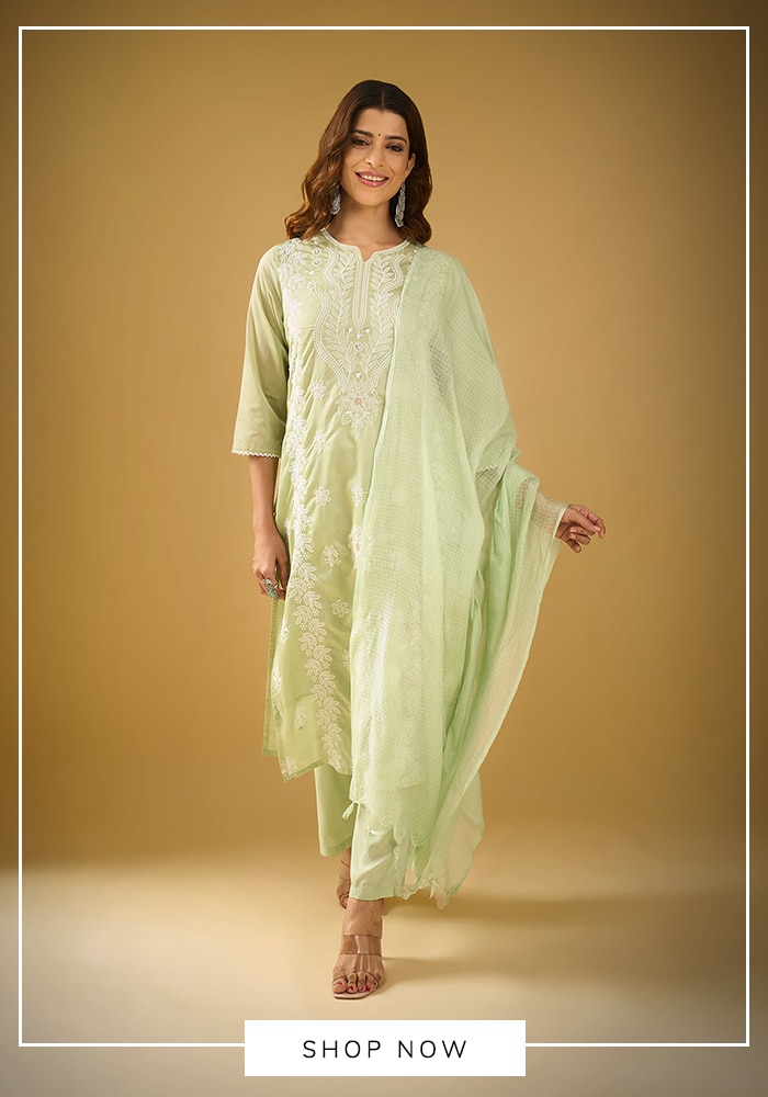 Chikankari Kurta Set