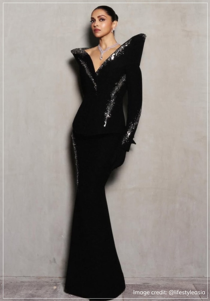 Deepika Padukone in Gaurav Gupta outfit