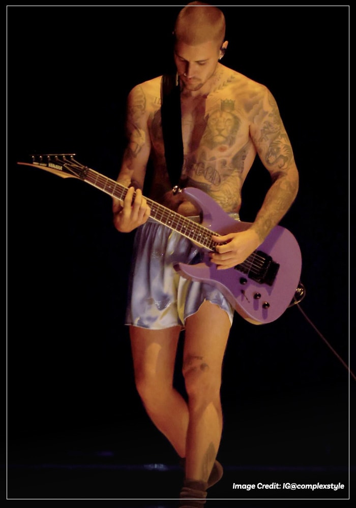 Justin Bieber performing at the Grammys 2026