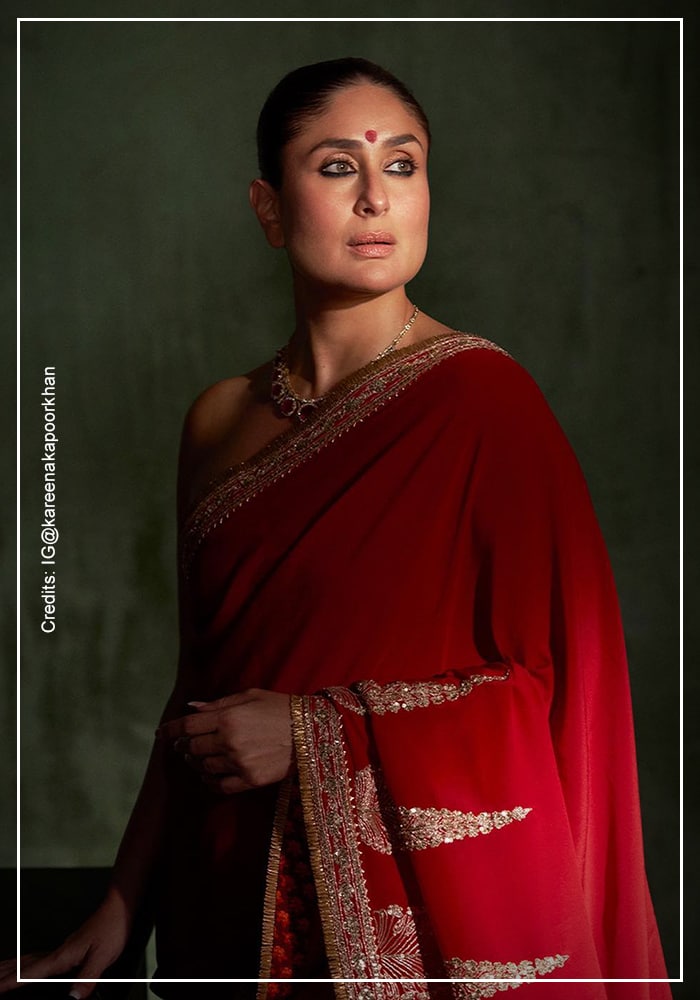 Kareena Kapoor's red bridal saree