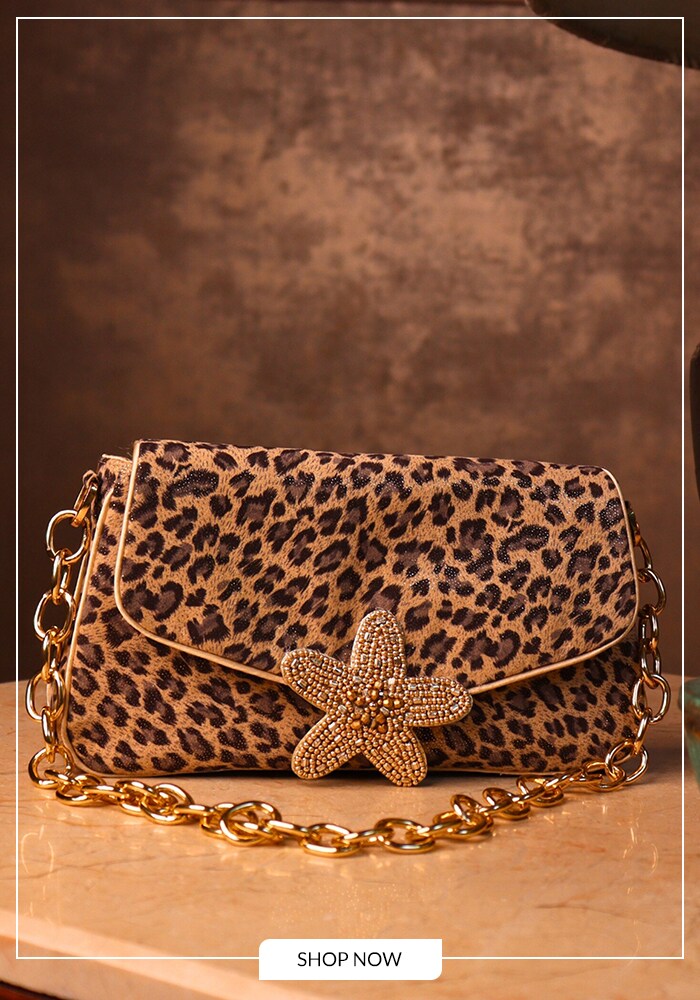 Leopard printed bag