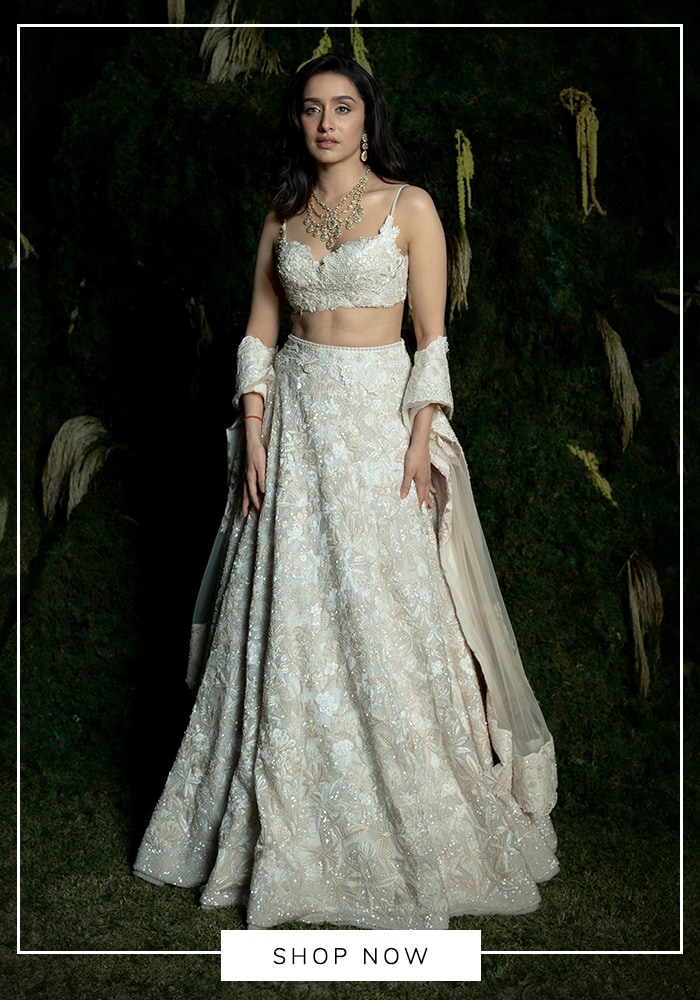 Mishru Ivory Lehenga Set