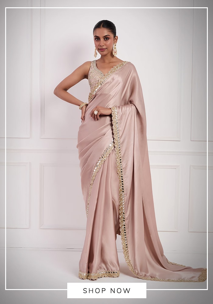 Know Your Designer-Episode 21: Neha Khullar 14 Neha Khullar blush pink mirror embroidered saree blouse set