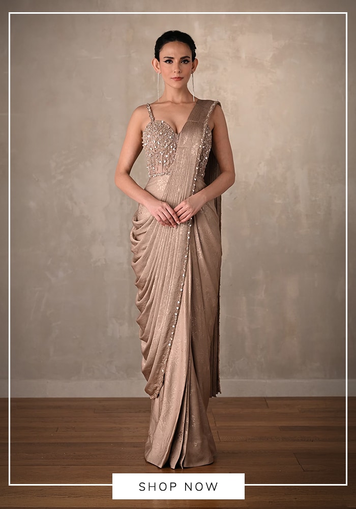 Saree gown