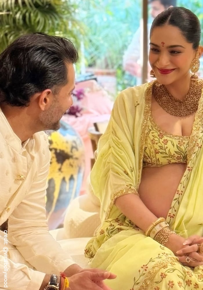 Sonam Kapoor and Anand Ahuja at their Mumbai home