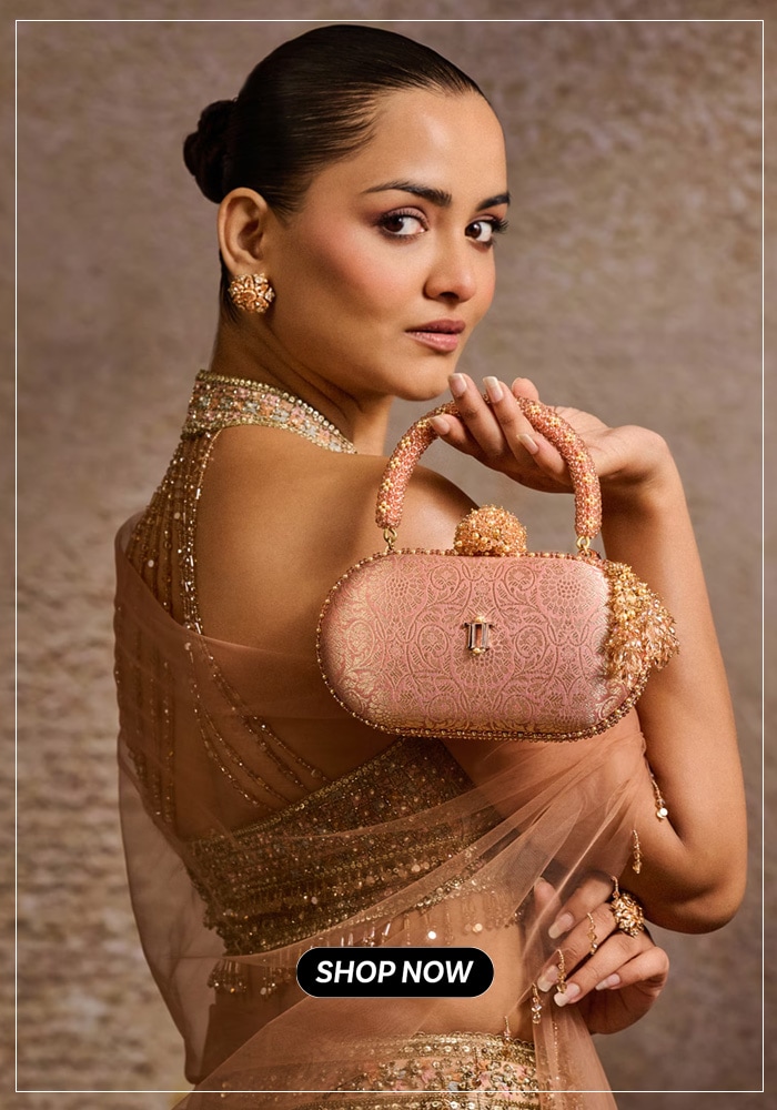 Tarun Tahiliani embellished clutch bag