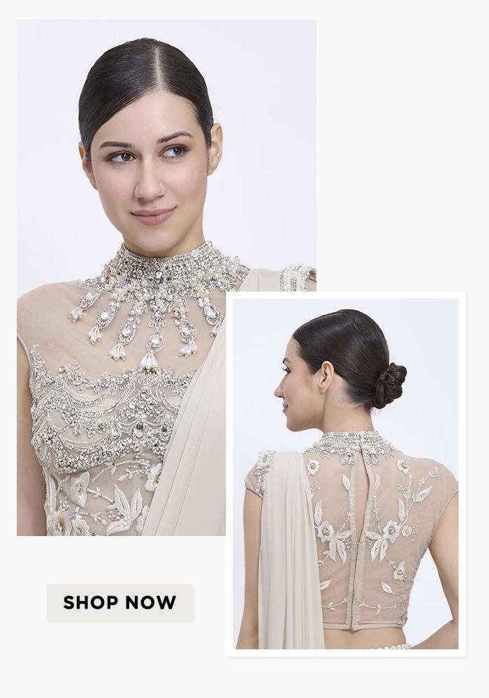 The Timeless Art Parsi Gara Embroidered Blouse