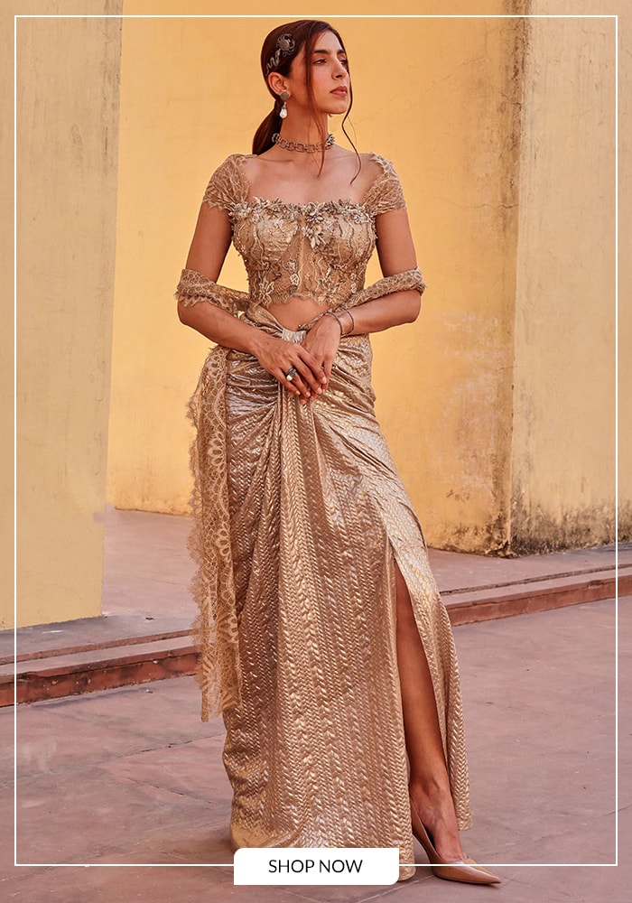 Modern Indian Wedding Guest Outfits Under 1 Lakh 