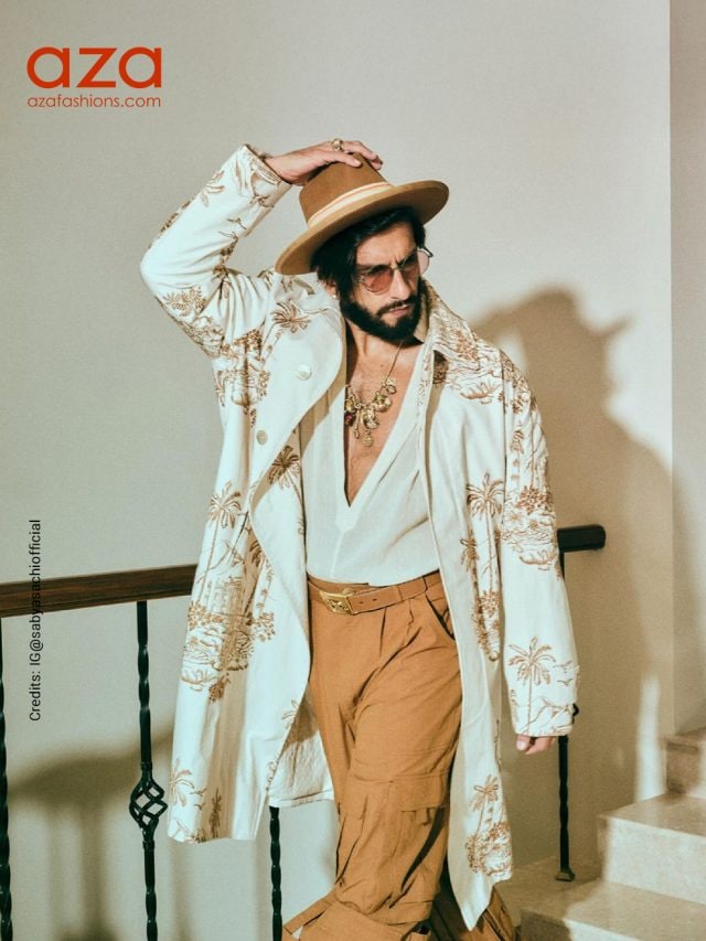 Dhurandar Star Ranveer Singh in Sabyasachi Accessory Couture