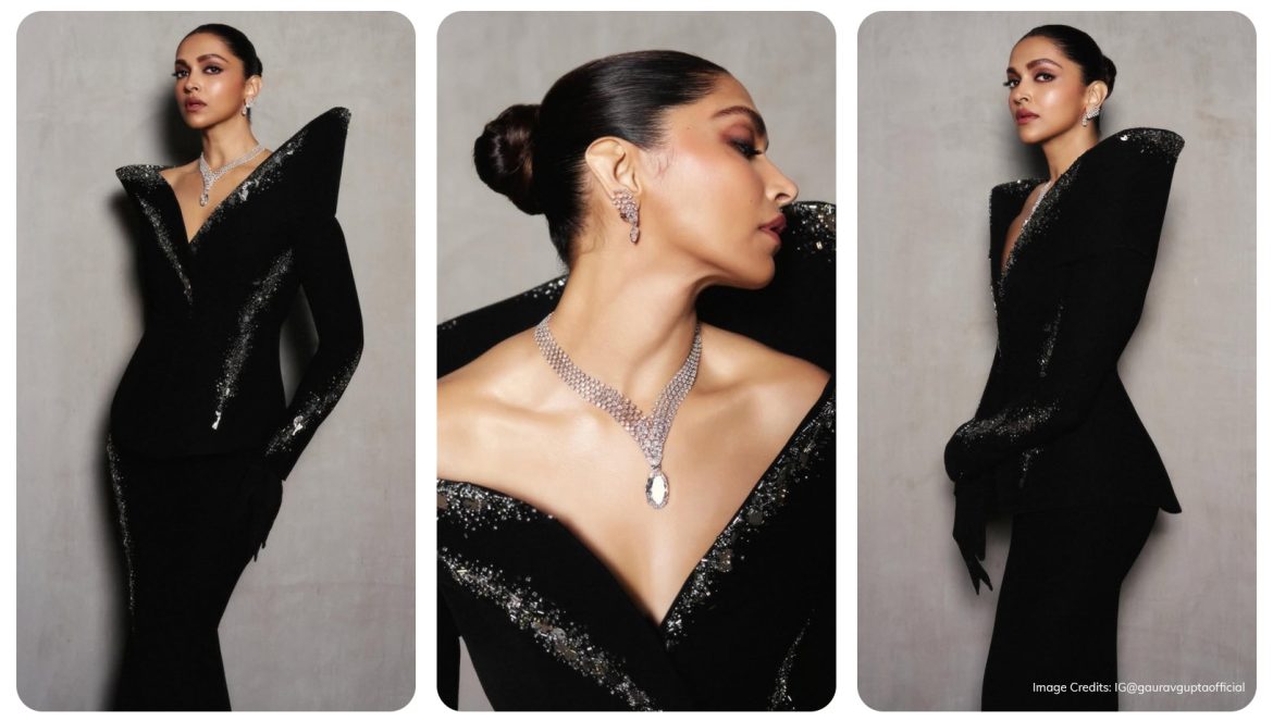 Deepika Padukone wearing Gaurav Gupta at Cartier Gala in Dubai