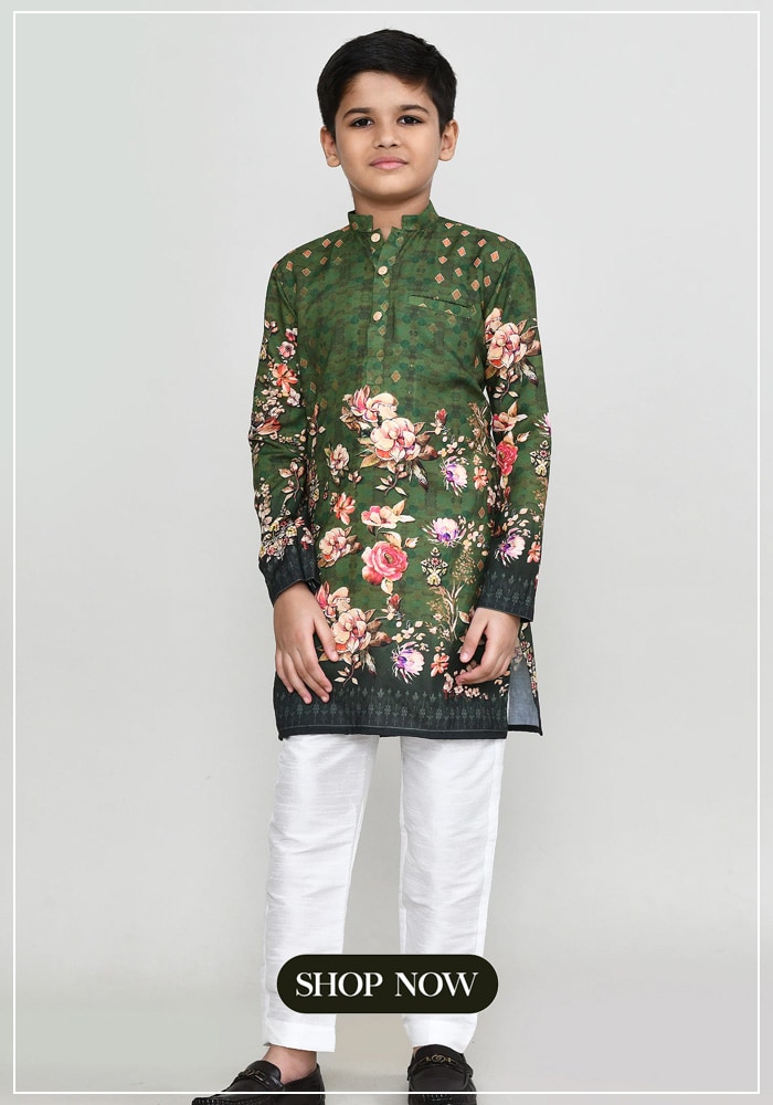 Petite Pomme Kurta Sets for boys