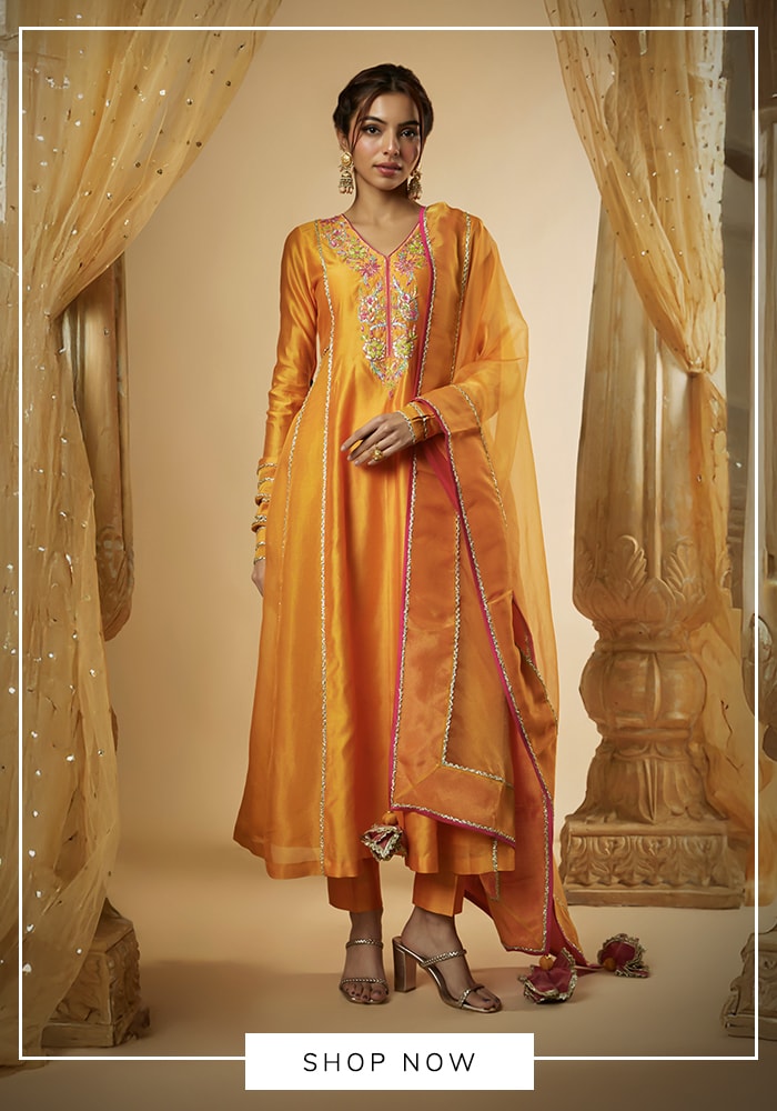 Temple-Ready Red & Orange Outfits for Hanuman Jayanti 2026 12 Flowy Anarkalis for Effortless Grace