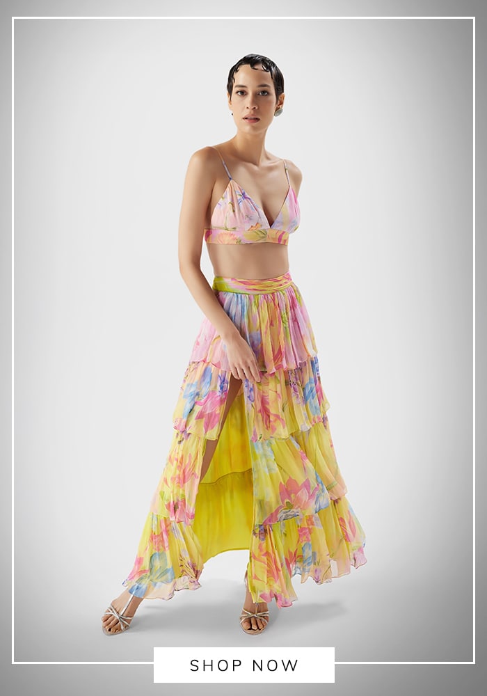 Sheer Layered Skirts 