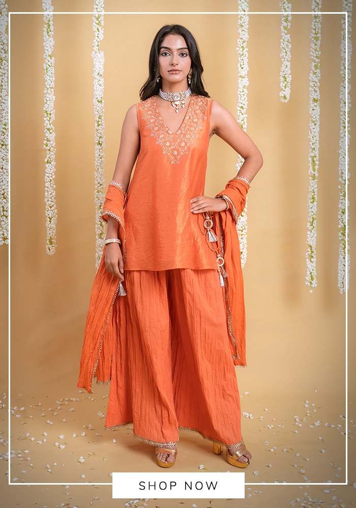 Temple-Ready Red & Orange Outfits for Hanuman Jayanti 2026 6 Breezy Kurta Sets for Easy Movement