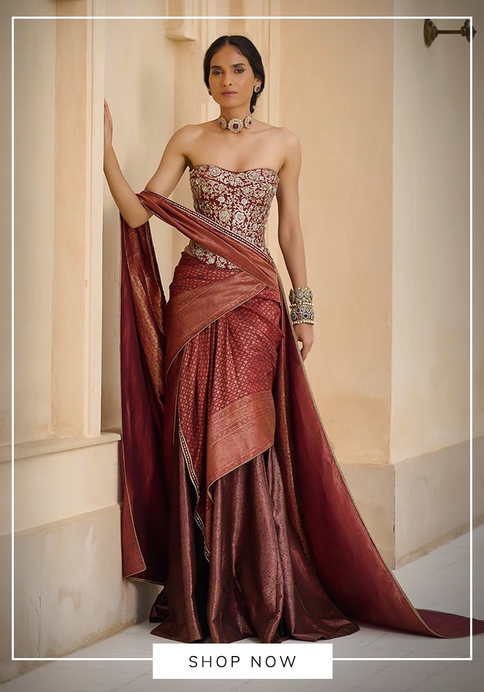 Ananya Pandey’s Concept Sari Is the Only Wedding Guest Look You Need