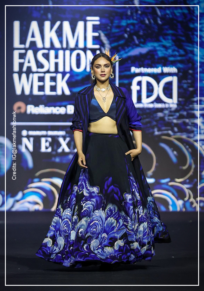 Aditi Rao Hydari for Satya Paul at Lakme Fashion Week 2026