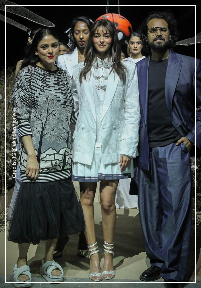 Ananya Panday walked for Supima X Rahul Mishra