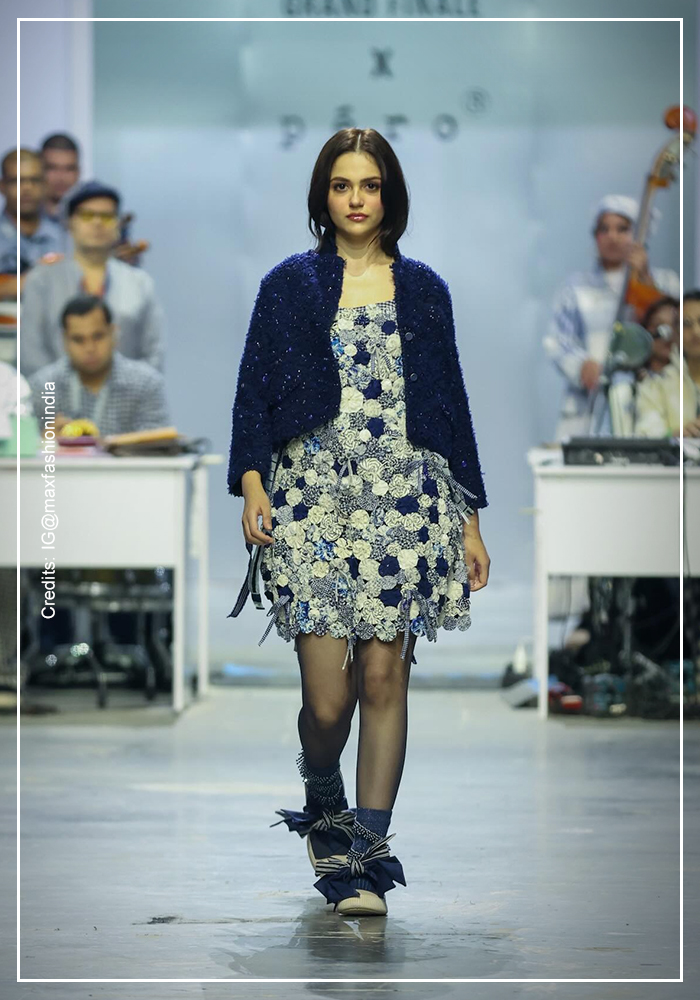 Aneet Padda walking the ramp for X Pero at Lakme Fashion Week 2026