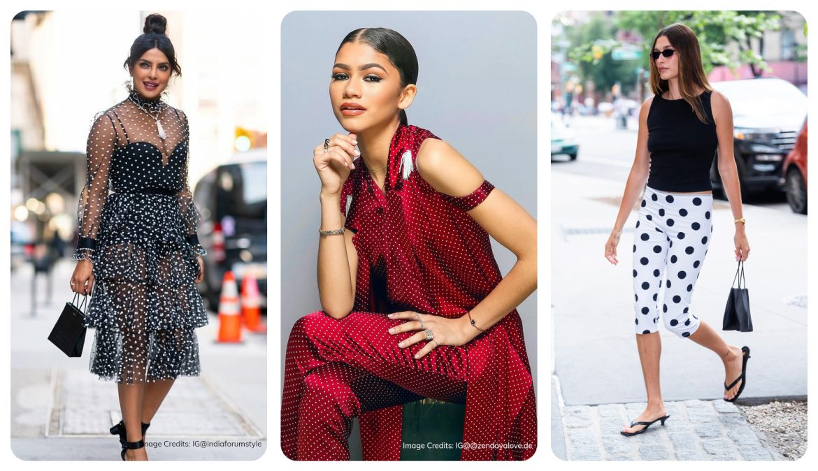 Celebrities spotted in polka printed outfits