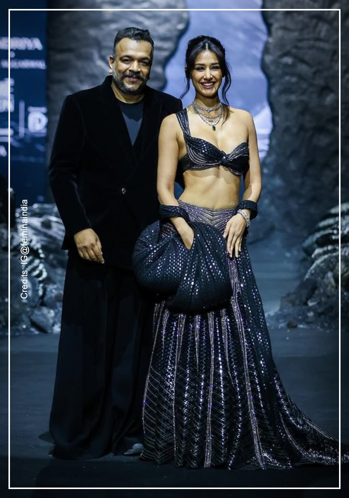 Disha Patani for Amit Aggarwal at lakme Fashion Week 2026