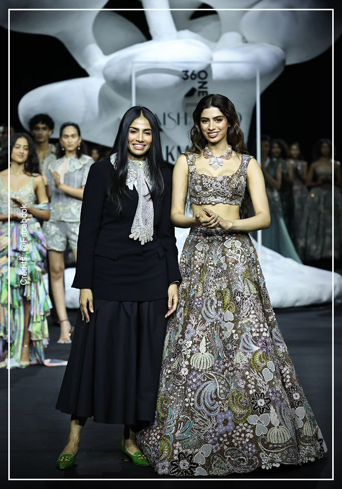 Khusi Kapoor opened for 360 One by Aisha Rao