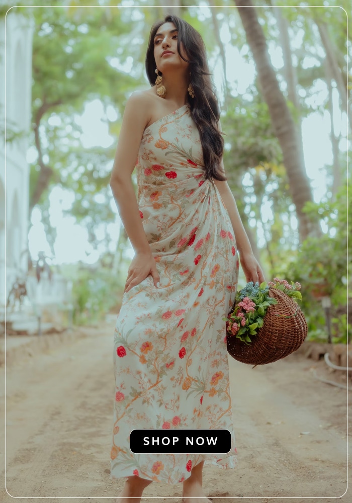 One-Shoulder Maxi Dress