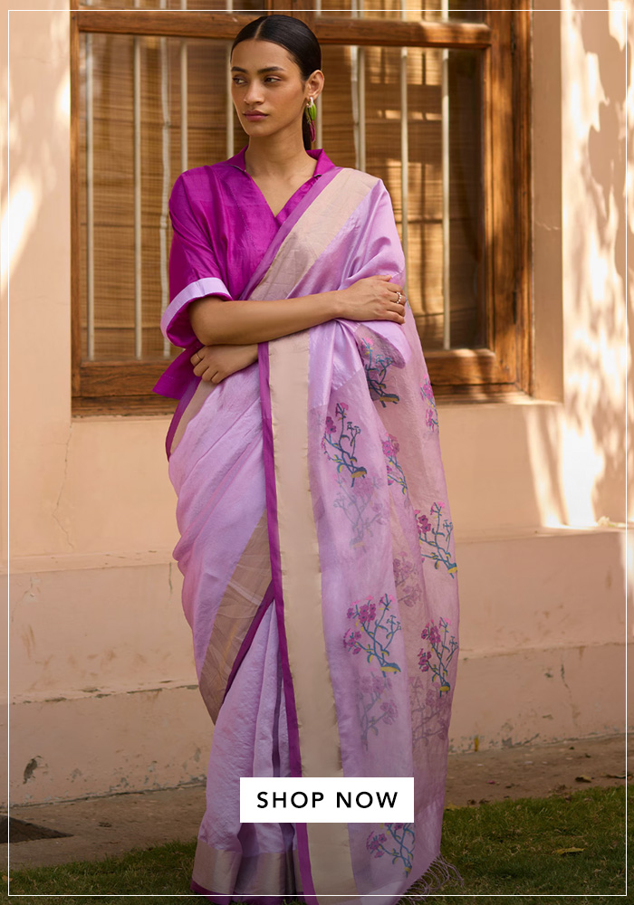 Pink-Silk-Embroidery-Reflections-Jamdani-Floral-Motif-Saree