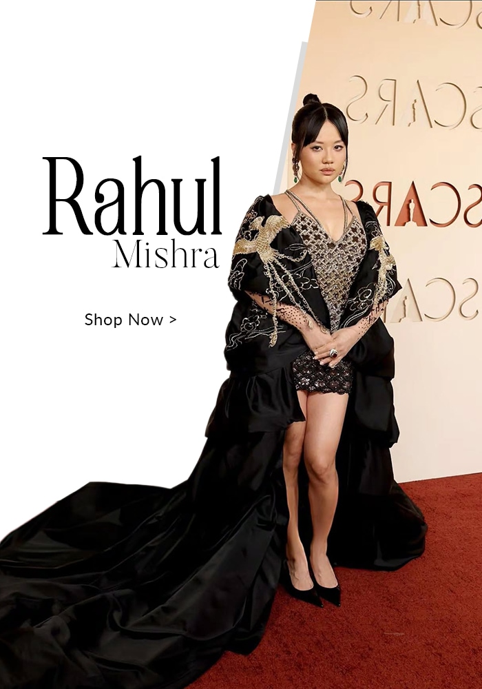 Rei Ami in Rahul Mishra Couture