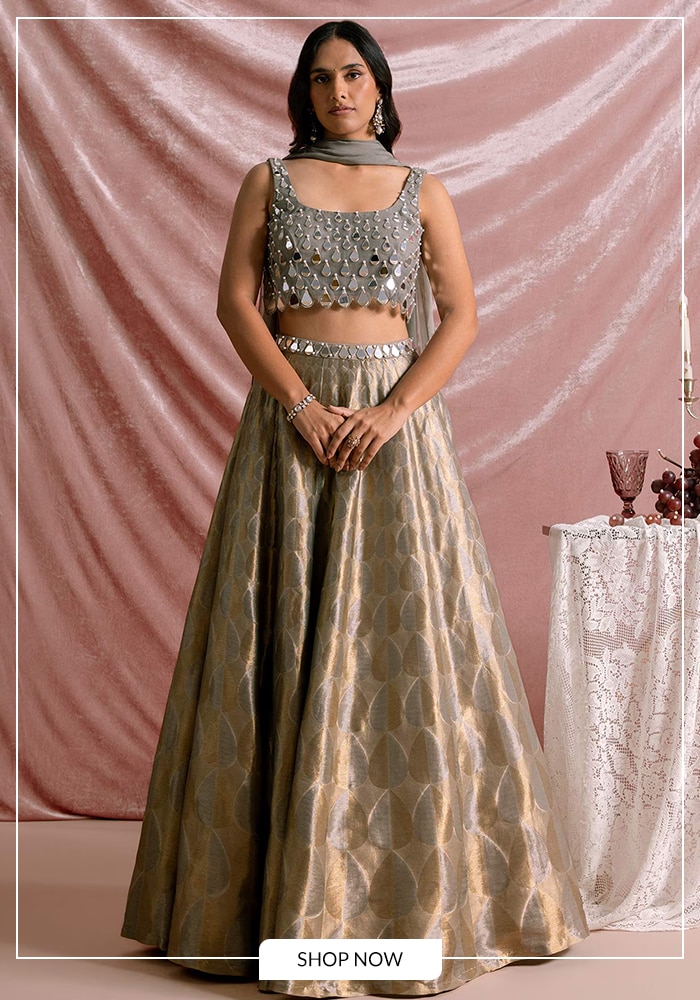 With Lehengas: Keep It Clean 