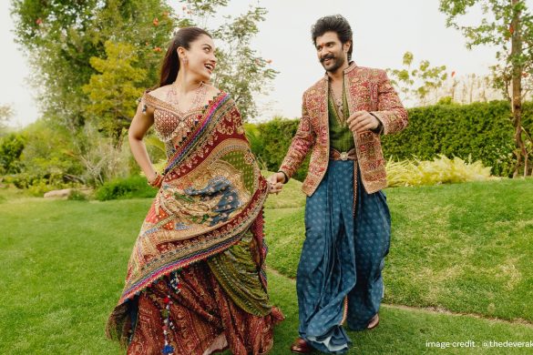 Vijay and Rashmika Mehendi