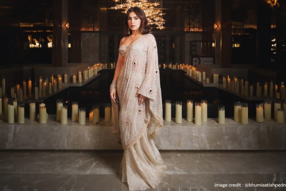 Bhumi Pednekar in a Shimmering Arpita Mehta Saree