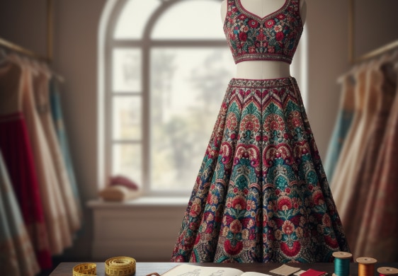 How To Measure Lehenga For The Perfect Fit