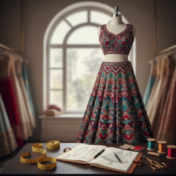 How To Measure Lehenga For The Perfect Fit