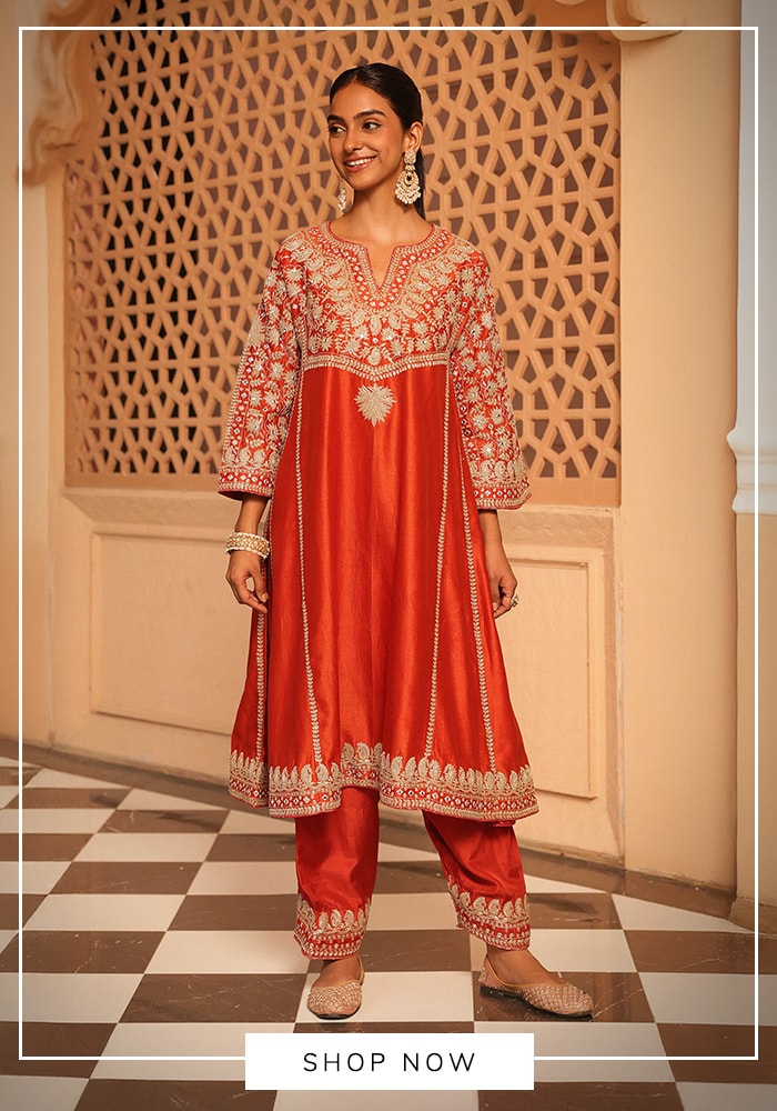 Structured Kurta Sets for the Modern Bride  