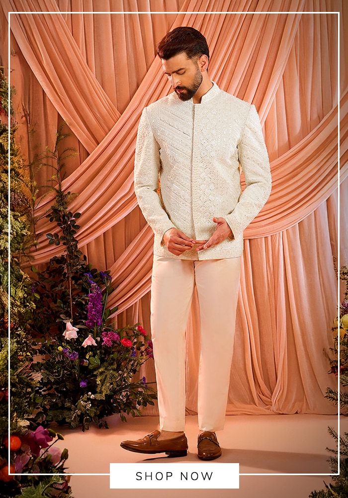 The Classic Black or Ivory Bandhgala 