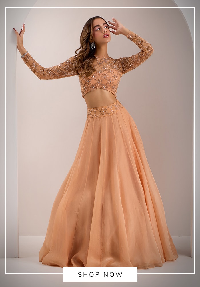 Minimal Lehengas That Do Not Feel Heavy 