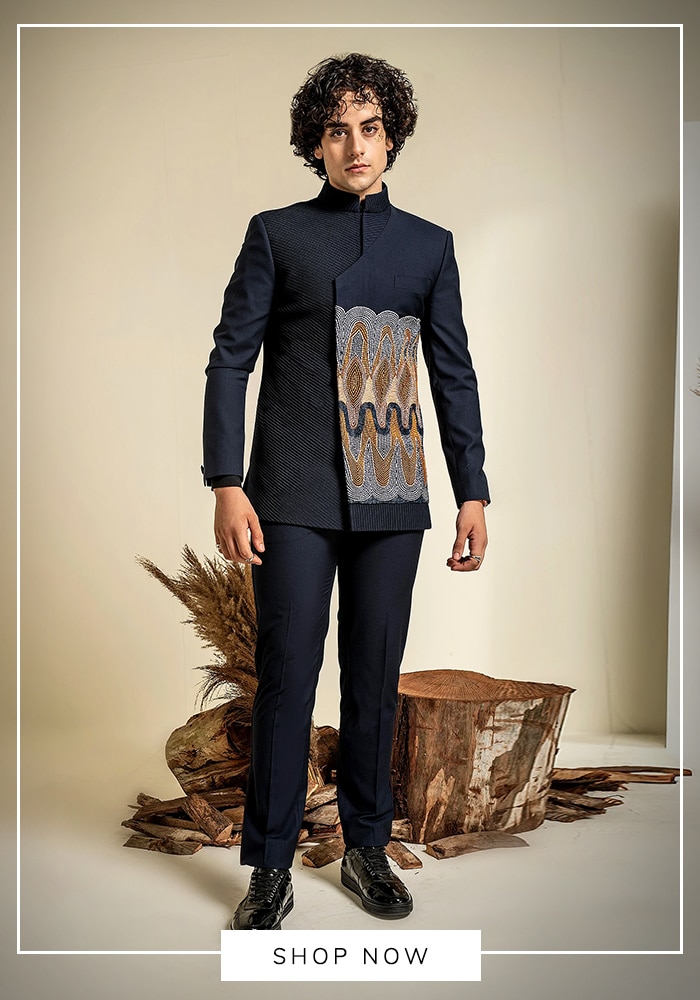 Indo-Western Asymmetrical Cuts 