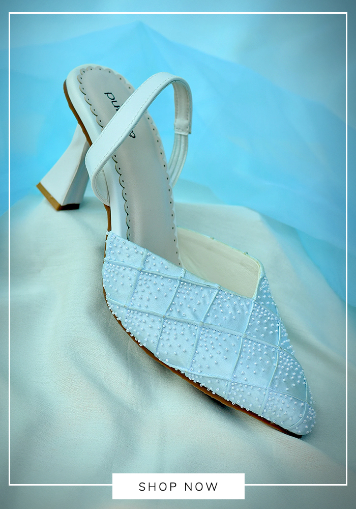 Aquamarine heels