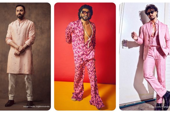 Ayushman Khurana, Ranveer Singh and Tiger Shroff in pink