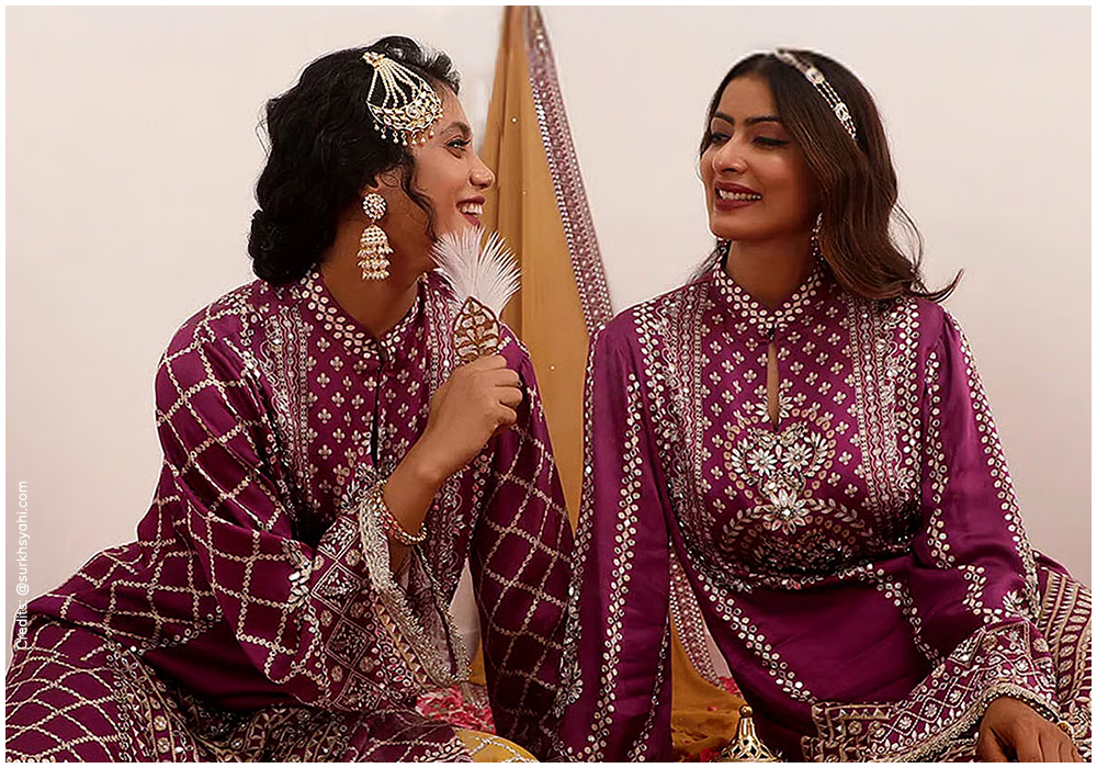 Surkh Syahi champions designs where print, color, and craft take center stage.