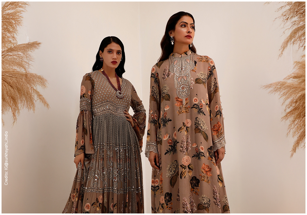Surkh Syahi places immense importance on how fabric and print interact.