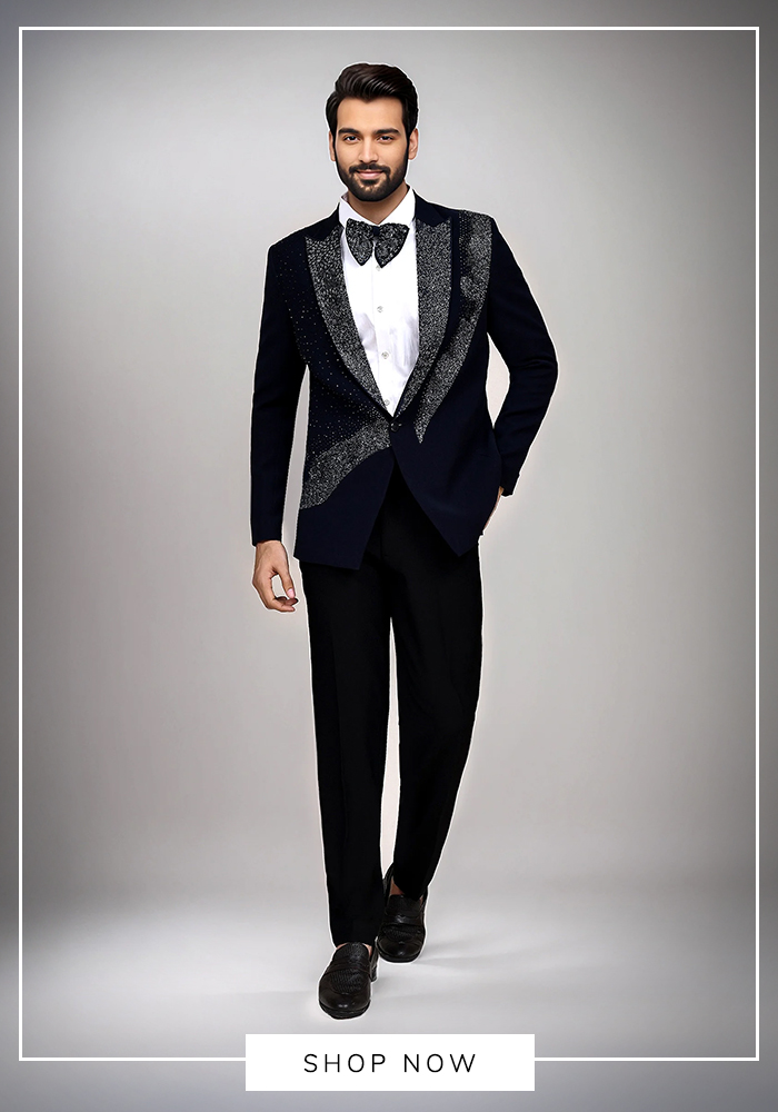 Arihant Rai Sinha black suit