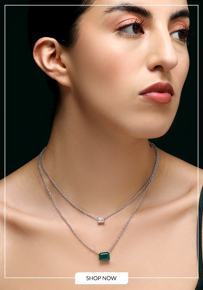 Delicate layered chain necklace