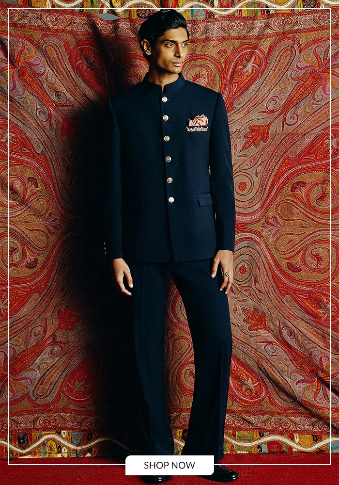 Dolly J Verve Buttoned bandhgala