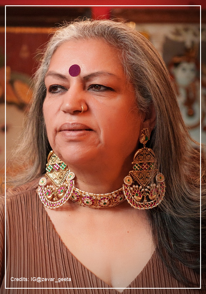 Geeta Sangra-Zevar by Geeta founder