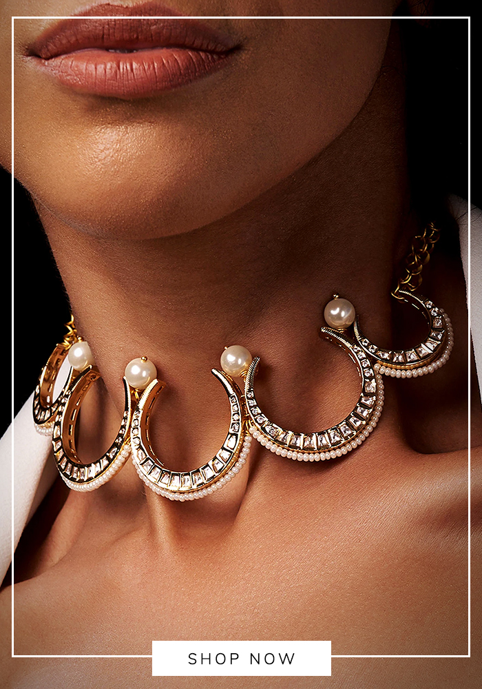 Joules by Radhika carved choker